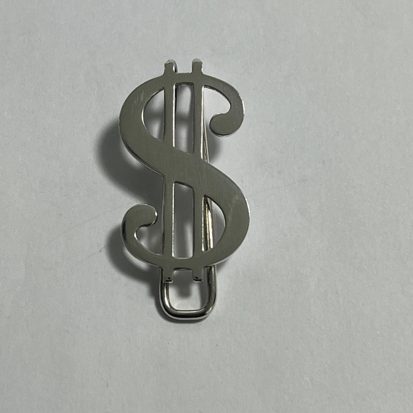 Tiffany & Co. dollar $ sign money clip - Picture 3 of 6